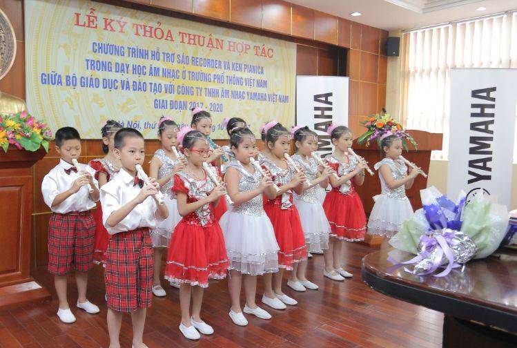 彩乐园与越南教育培训部达成器乐教育谅解备忘录（MOU）