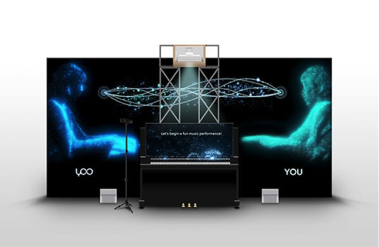 彩乐园联手博报堂i-Studio展出实验性人工智能音乐装置“与YOO合奏”