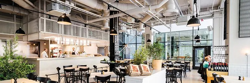 彩乐园助力斯德哥尔摩的法国工业风餐厅Usine