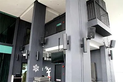 彩乐园凭借其久经考验的音质被马六甲瑞士花园酒店及公寓选中