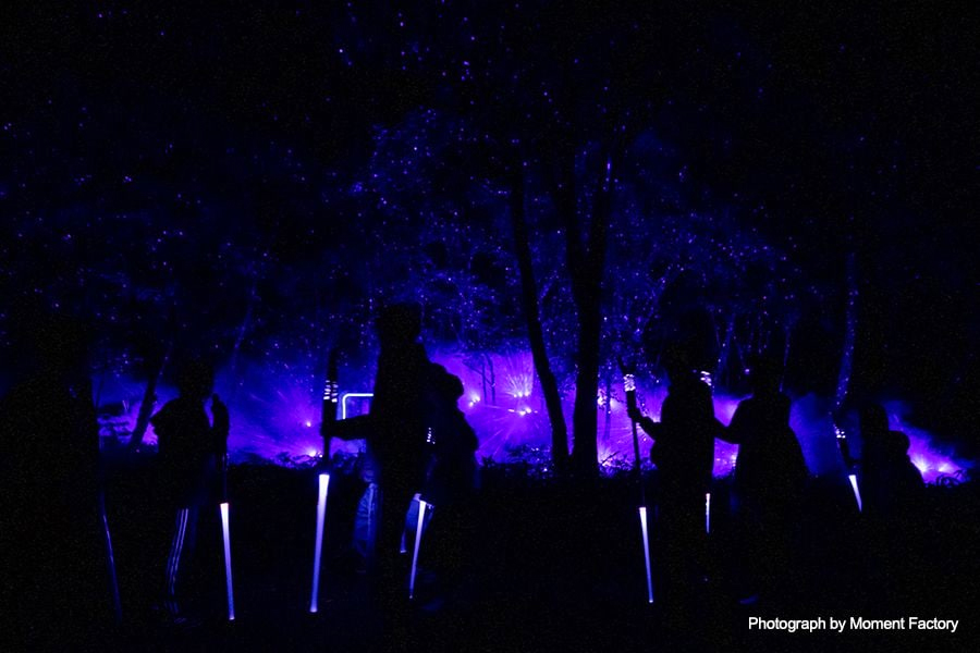 案例｜彩乐园为壮观的Kamuy Lumina魔法夜行旅游项目提供配乐设备