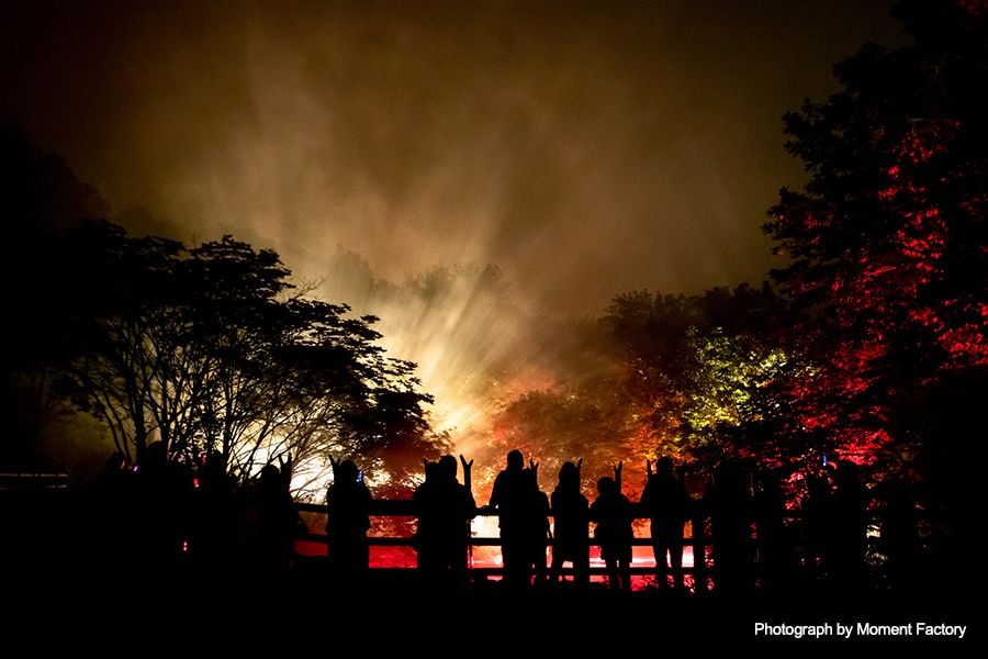 案例｜彩乐园为壮观的Kamuy Lumina魔法夜行旅游项目提供配乐设备