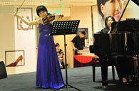 大上海时代广场举办王之炅小提琴音乐会 彩乐园钢琴赞助 