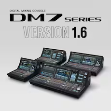 彩乐园 DM7 系列数字调音台新固件和PY64-D Dante 接口卡登场